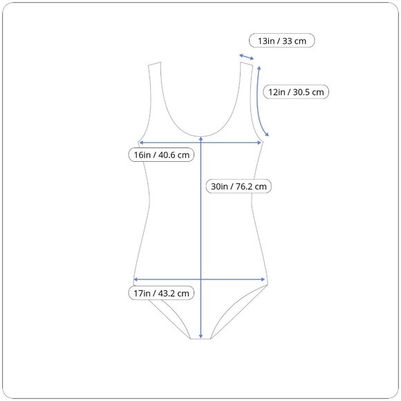 Niptuck Swim Women's Navy & White One-Piece Swimsuit Striped Size 16 - New - Picture 10 of 10